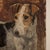 An antique 20th century oil on canvas piece by frederick thomas daws portraying a jack russell terrier. Daws, famed for...