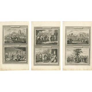 Acts of the Apostles Six, 1700, Paper, Set of 3 For Sale