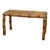 Vintage Bamboo and Woven Rattan Console Table, 1970s For Sale