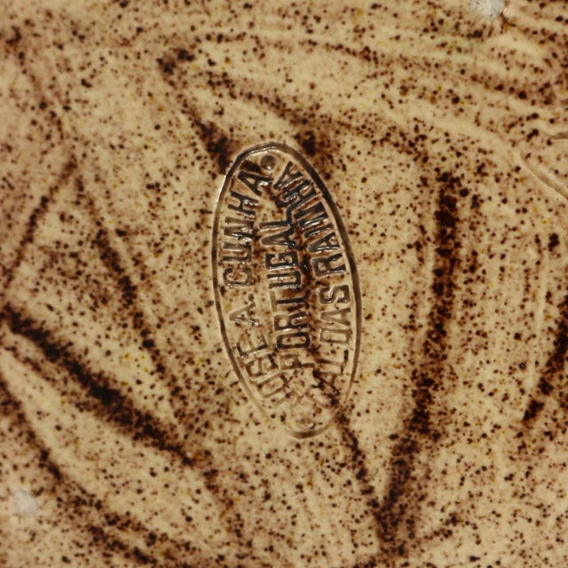 Cunha Palissy Majolica Snake and Lizard Wall Plate For Sale - Image 11 of 12