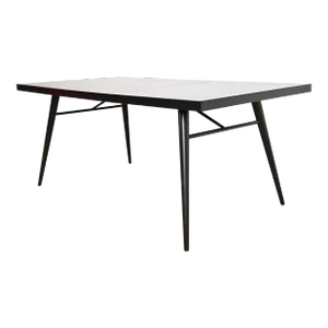 Paul McCobb Planner Group Black Lacquered Extension Dining Table, Newly Refinished