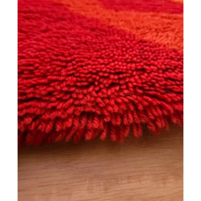 Verner Panton Tapestry attributed to Verner Panton for Vorwerk Rug, 1970s For Sale - Image 4 of 8