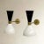 Italian Sconces in Aluminum and Brass, 1950s, Set of 2 For Sale - Image 4 of 7
