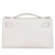 Animal Skin Hermès Kelly Pochette Rose Dragée Swift Palladium Hardware 2007 For Sale - Image 7 of 9