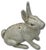 Very Large & Heavy Antique American Rustically Aged Cast Iron Rabbit Garden Ornament or Doorstop - Circa 1920s For Sale - Image 12 of 18