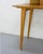 Gold French Nightstand in Elm & Beveled Glass with Compas Feet, 1950s For Sale - Image 8 of 13