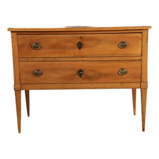 Antique Biedermeier Chest of Drawers in Walnut, 1815 For Sale