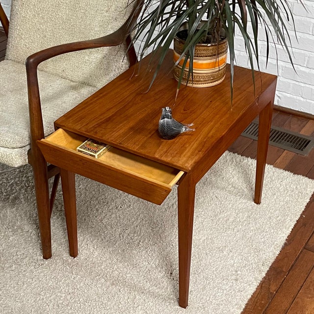 Severin Hansen Side Table/ Nightstand by Haslev Mobelfabrik For Sale - Image 10 of 10