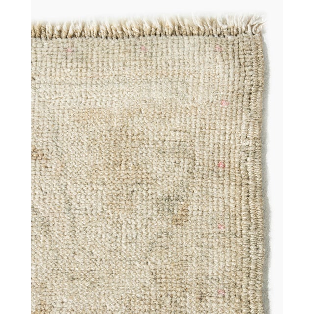 Turkish Vintage Circa 1940 Turkish Oushak Area Rug 4ft 7in X 7ft For Sale - Image 3 of 17