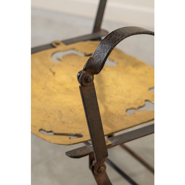 Brutalist Folding Armchair by David Marshall, Spain, Late 20th Century For Sale - Image 9 of 14