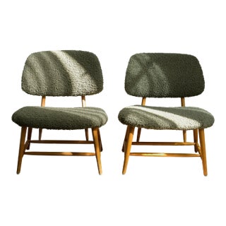 Alf Svensson TeVe Lounge Chairs by Ljungs Industrier Ab Sweden, 1953 For Sale