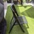 Mid-Century Modern Mid Century Vintage Chinoiserie Black Painted Bamboo Folding Chair For Sale - Image 3 of 6