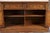 Late 20th Century French Provincial Walnut Two-Door Buffet With Drawers and Brass Hardware For Sale - Image 4 of 9