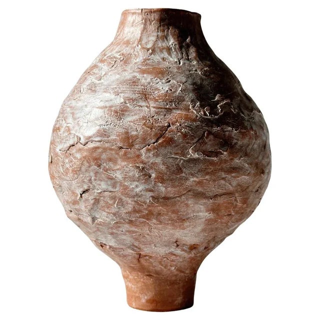 Sculpture Materials No 3 Terracotta Moon Jar by Elena Vasilantonaki For Sale - Image 7 of 7