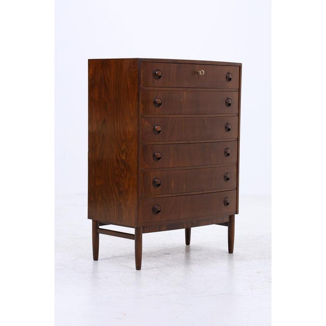 Mid-Century Danish Wooden Chest of Drawers, 1960s For Sale - Image 10 of 12