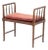 Faux Bamboo Walnut Window Seat For Sale