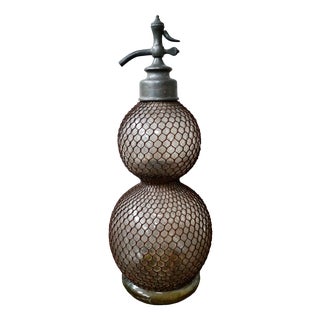 French Double Gourd Soda Syphon, 1890s For Sale