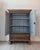 18th Century Baroque Two-Part Cabinet with Black Finish and Blue Interior For Sale - Image 11 of 17