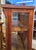 Shabby Chic Antique Tiger Oak Empire China Cabinet For Sale - Image 3 of 12