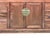 47" Brown Wood Grain Pattern Drawers Console Side Altar Table For Sale - Image 10 of 14