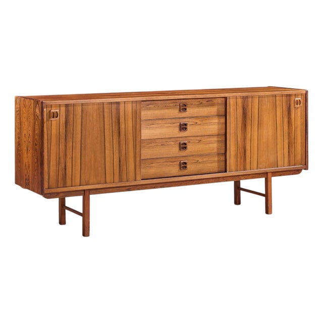Erik Wørts Ladoga Mid Century Swedish Rosewood Credenza For Sale