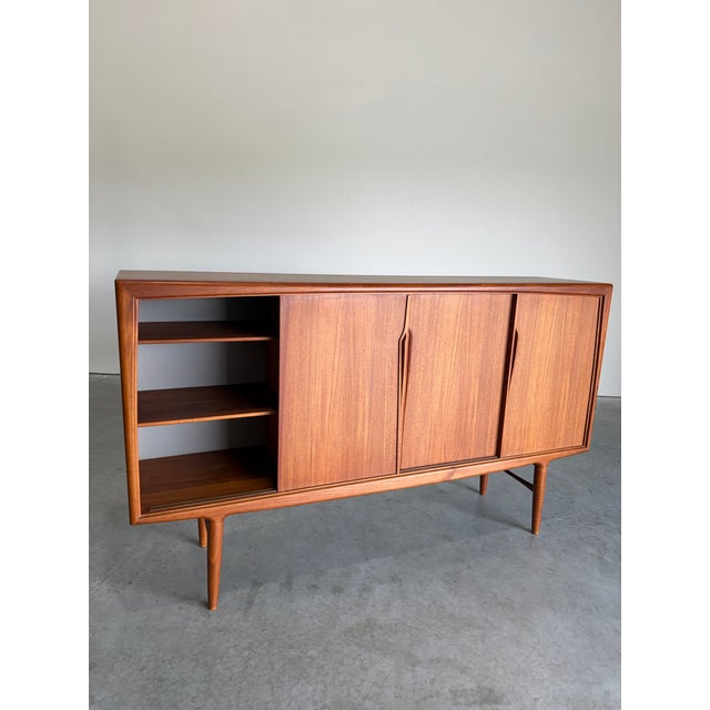 1960s Omann Jun Danish Teak Sideboard c.1960’s, Attributed For Sale - Image 5 of 12