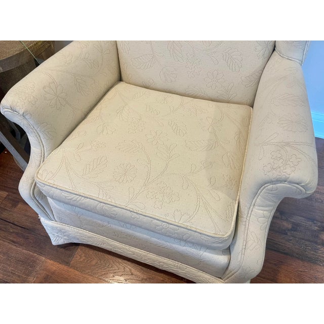 1980s Vintage Ethan Allen Club Chair Chairish