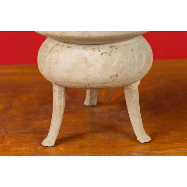 202 BC-200 AD Chinese Han Dynasty Period Tripod Base Incense Burner For Sale - Image 10 of 13