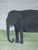 Contemporary 'Gentle Elephant' Original Naïve Style Animal Oil Painting by British Artist Matt Rix, Framed For Sale - Image 10 of 13