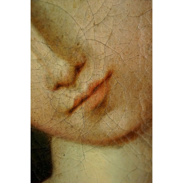 Madonna of Sorrows, 1800s, Oil on Canvas For Sale - Image 9 of 15