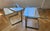 Mid-Century Glass and Chrome Cantilevere Side Tables from Gebra, 1980s, Set of 2 For Sale - Image 4 of 14
