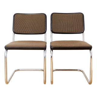 Set of Cantilever S32 Chairs by Marcel Breuer for Thonet, 1970s For Sale