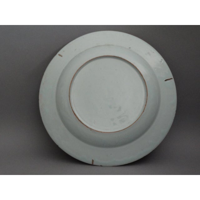 Late 18th Century 18th-C Delft Chinoiserie Charger For Sale - Image 5 of 7
