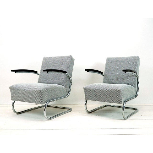 1930s Set of Vintage Armchairs from Mücke Melder, 1930s, Set of 2 For Sale - Image 5 of 5