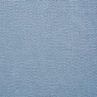 Schumacher Finn Heavyweight Linen Fabric in Sky For Sale