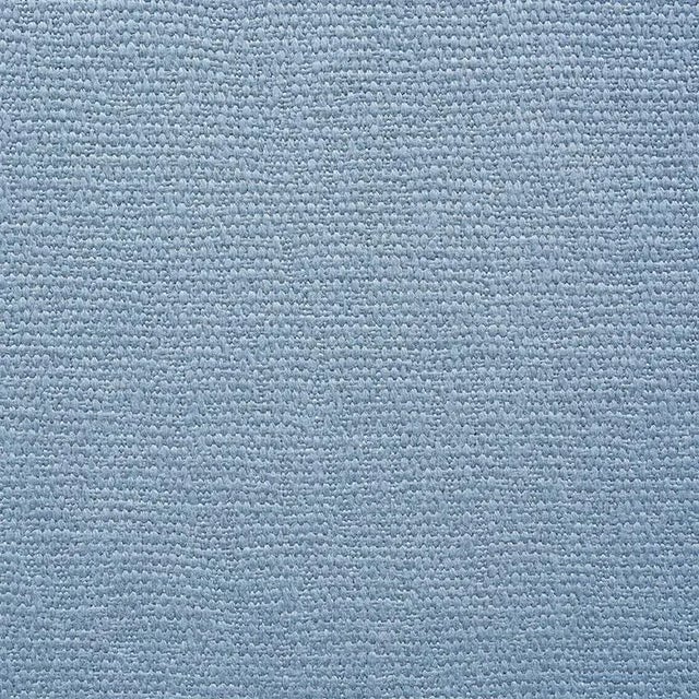 Schumacher Finn Heavyweight Linen Fabric in Sky For Sale