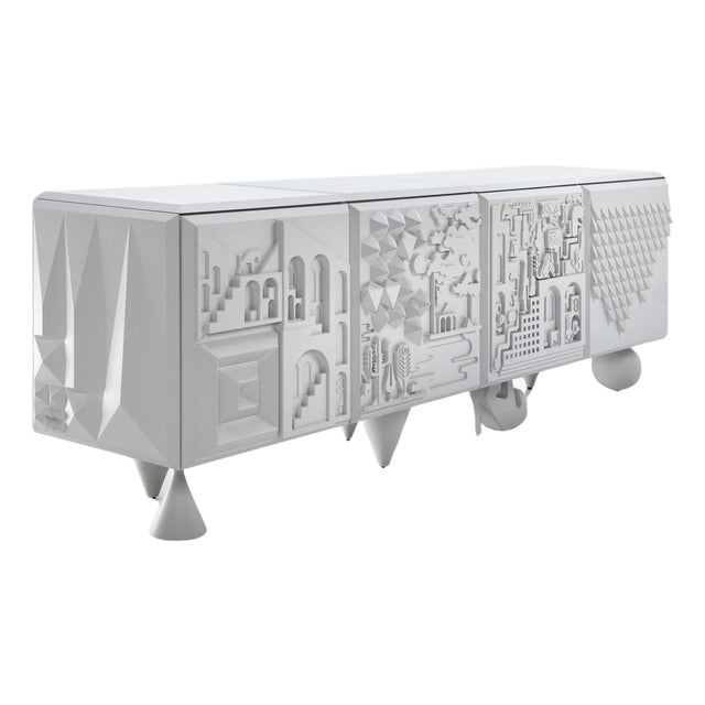 White Tout Va Bien Cabinet by Antoine and Manuel for BD Barcelona, 2009 For Sale
