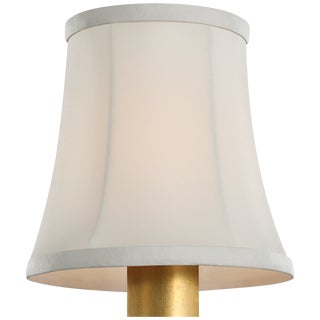 Visual Comfort Signature 4" Champagne Silk Soft Empire Shade For Sale