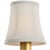 Visual Comfort Signature 4" Champagne Silk Soft Empire Shade For Sale