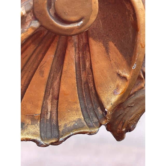 1940s 1940s Vintage French Foyer Console Table With Patinated Painted Finish For Sale - Image 5 of 12