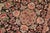 Intricate Floral Pak-Persian Black/Red Wool Rug - 6'1'' X 9'4'' For Sale In New York - Image 6 of 9
