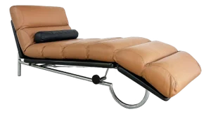 Roberto Tapinassi Dema Firenze Leather Chaise Longues. "Rataplan”, 1980s