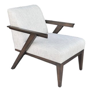 Handsome Modern Robert Marinelli Super Stylish Club Chair For Sale