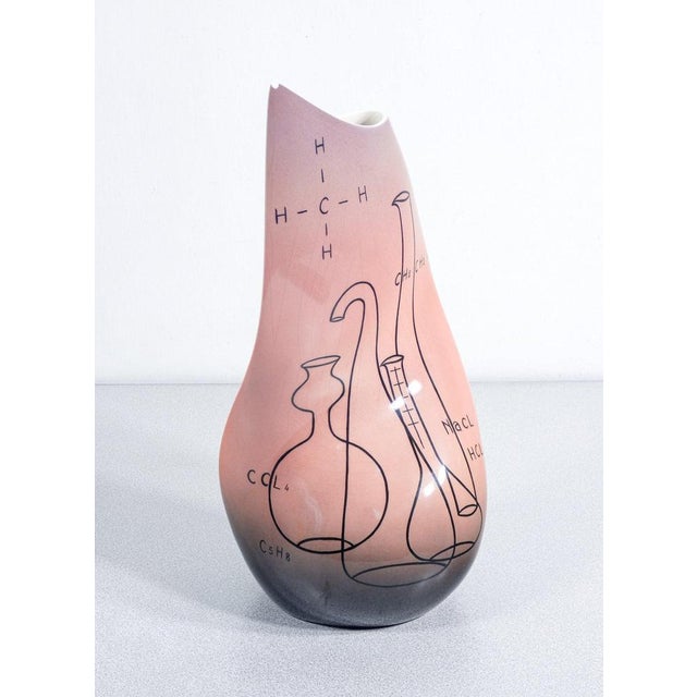1950s Vase in Glazed Ceramic, Italy, 1954 For Sale - Image 5 of 16