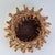 A lovely hand woven round basket made, from what we understand to be, coconut husk and leaves. Nice simple unique addition...
