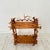 Mid-Century Bar Cart in Brown Burl, Plywood and Root Wood, 1960s For Sale - Image 12 of 14