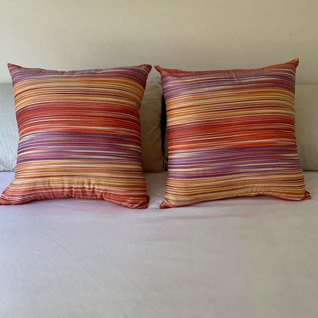 Missoni Home Large Decorative Pillows Pair Chairish
