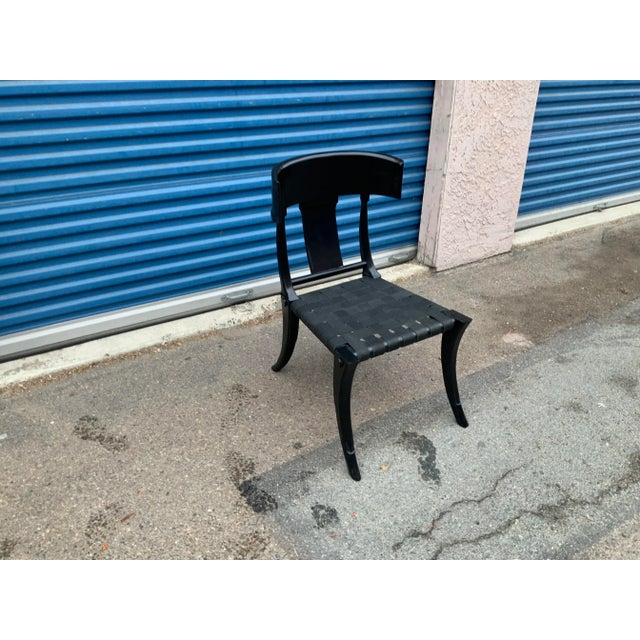 Mid-Century Modern 1990s Vintage Klismos Chair For Sale - Image 3 of 9