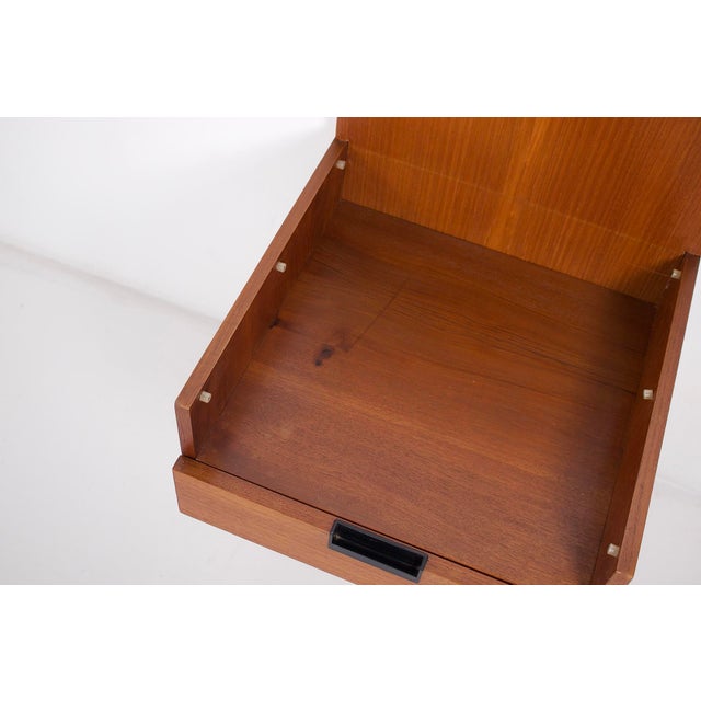 Brown Vintage Wall Nightstand from Pastoe, 1960s For Sale - Image 8 of 10