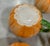 Pumpkin Set of 7 Hand-Painted Ceramic Pumpkin Mugs / Cups for Fall Tableware Thanksgiving or Halloween - See Pictures for Inspiration! For Sale - Image 8 of 8